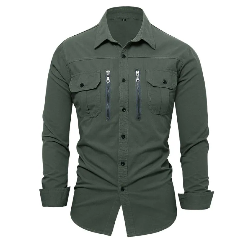 Men's Cotton Long-sleeved Shirt 11744080U sold by Manly