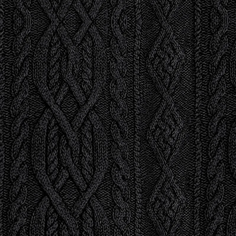 Men's Vintage Stand Collar Pullover Twisted Textured Knitted Sweater 48552196X sold by Manly product image thumbnail 5