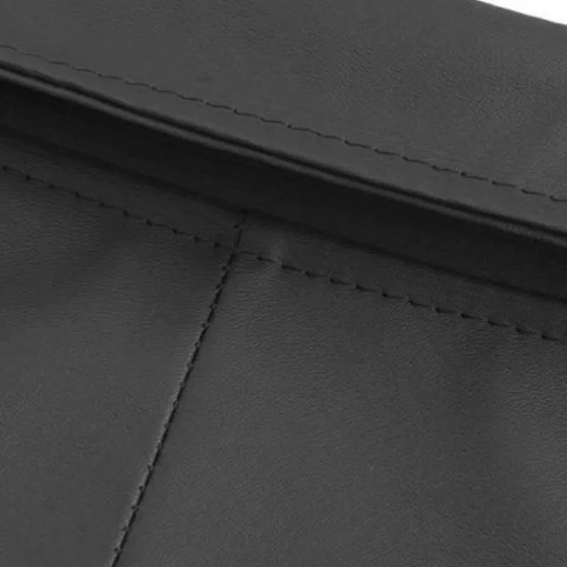 Men's Vintage Notched Lapel Double Breasted Slim Fit Long Leather Coat 80532771M sold by Manly product image thumbnail 4