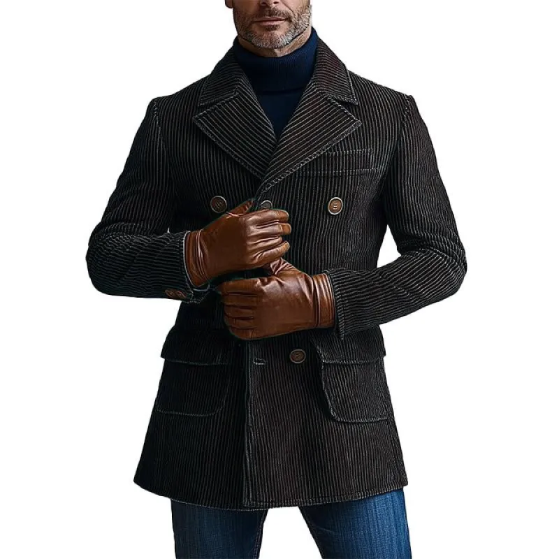 Men's Corduroy Vintage Double Breasted Blazer 84328625X sold by Manly