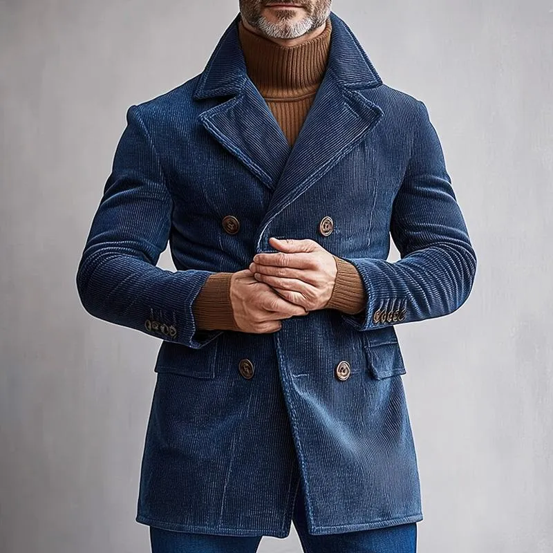 Men's Corduroy Vintage Double Breasted Blazer 01553744X sold by Manly product image thumbnail 2