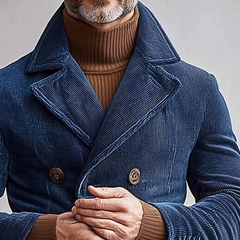 Men's Corduroy Vintage Double Breasted Blazer 01553744X sold by Manly product image thumbnail 3