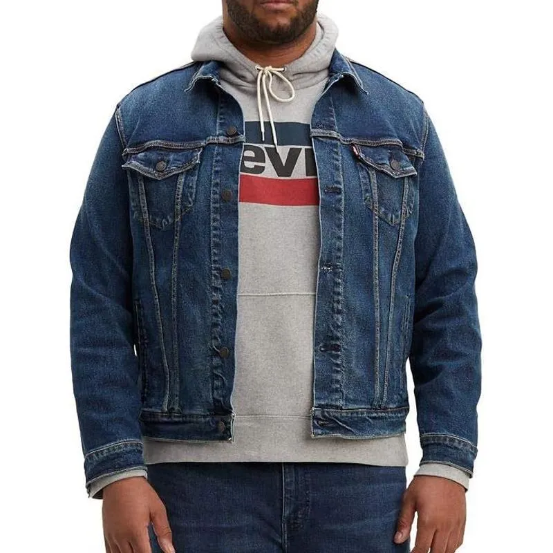 Men's Vintage Single Breasted Lapel Denim Jacket 27082666X sold by Manly product image thumbnail 5