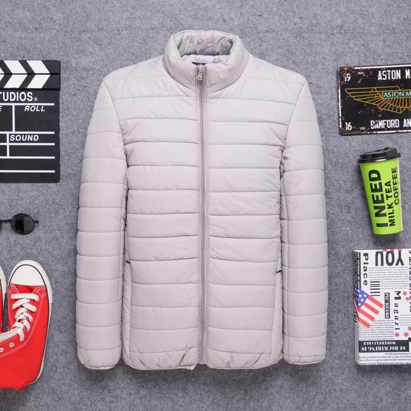 Men's Solid Collar Lightweight Padded Jacket 46394674X sold by Manly product image thumbnail 5