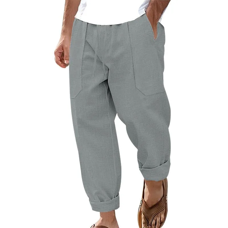 Men's Casual Cotton Linen Breathable Comfortable Pants 27843483M sold by Manly product image thumbnail 5