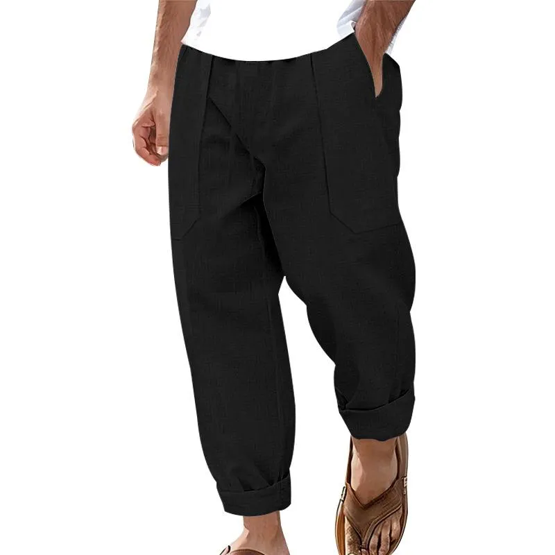 Men's Casual Cotton Linen Breathable Comfortable Pants 27843483M sold by Manly product image thumbnail 3