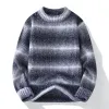 Men's Striped Crew Neck Knitted Sweater 91188011U sold by Manly