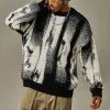 Men's Contrast Striped Knitted Sweater 12203882U sold by Manly