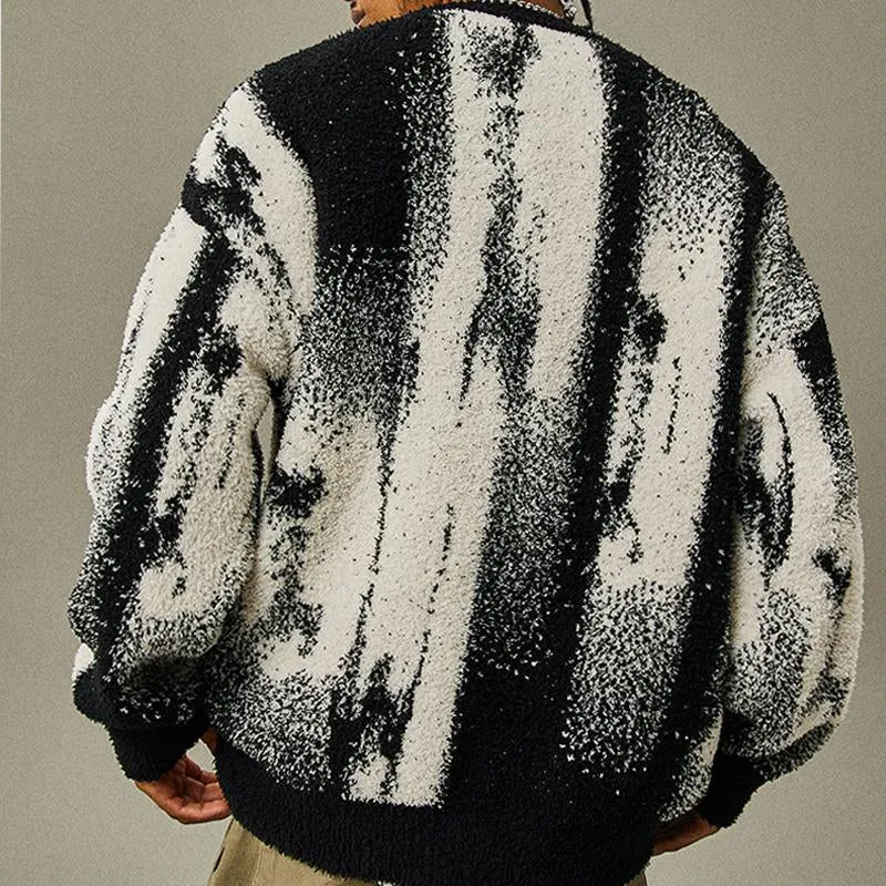 Men's Contrast Striped Knitted Sweater 12203882U sold by Manly product image thumbnail 4