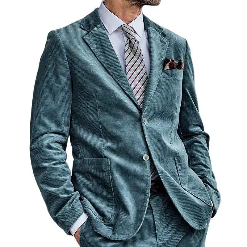 Men's Vintage Corduroy Multi-Pocket Blazer 97593099X sold by Manly