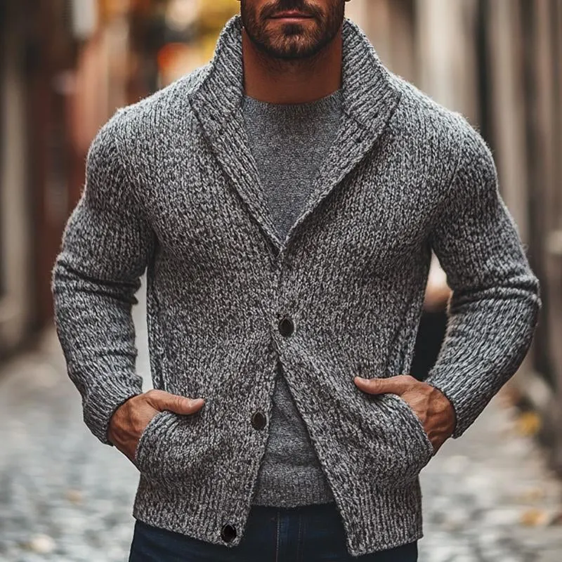 Men's Vintage Casual Jacquard Button Knitted Sweater Cardigan 74619179TO sold by Manly product image thumbnail 2