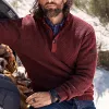 Men's Casual Stand Collar Button Loose Pullover Knitted Sweater 05609416M sold by Manly