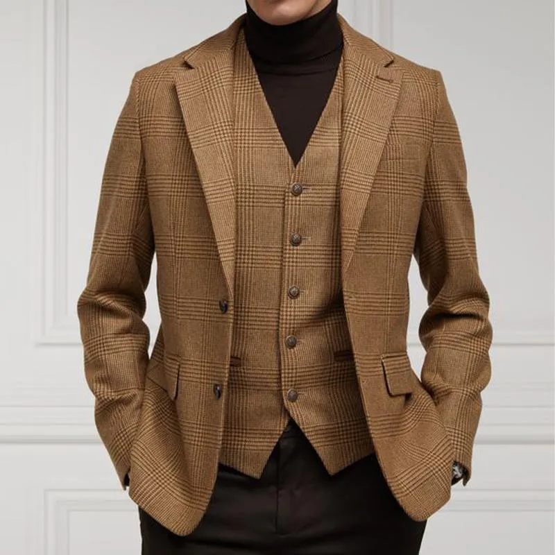 Men's Retro Two Button Striped Blazer 63199771U sold by Manly product image thumbnail 2