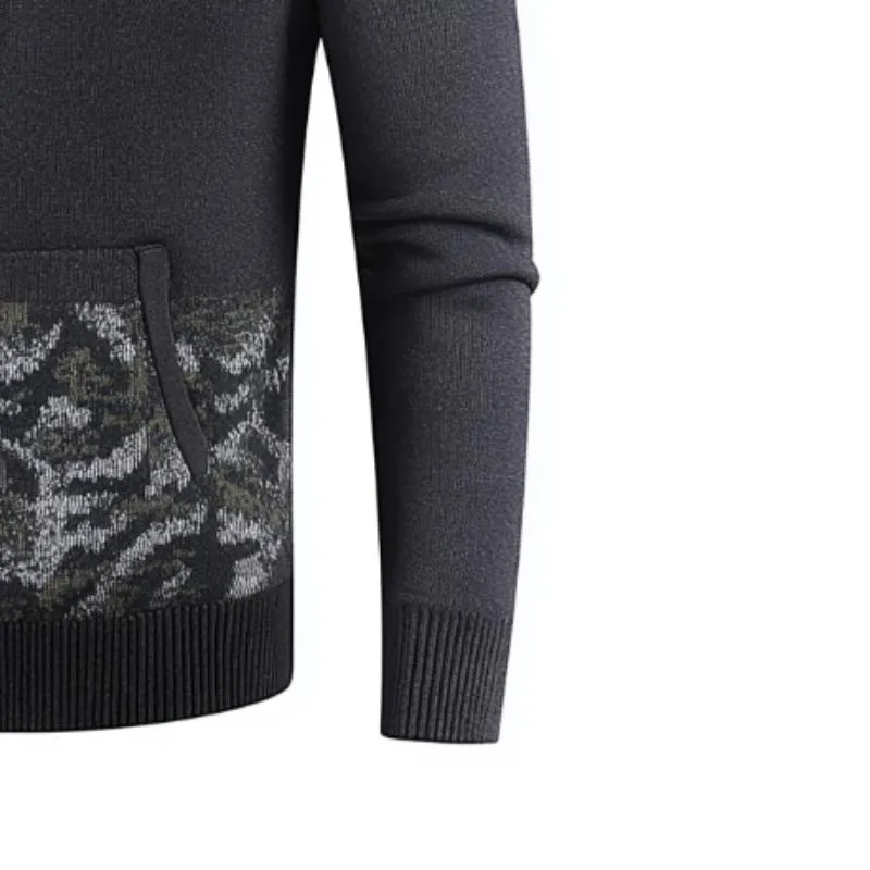 Men's Sportswear Jacquard Hooded Cardigan 69014582F sold by Manly product image thumbnail 3