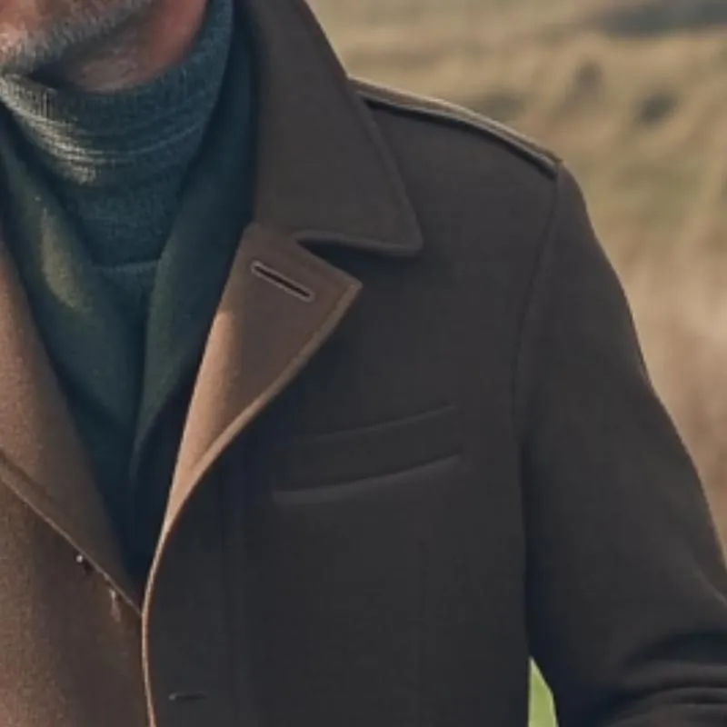 Men's Vintage Classic Loose Casual Gentleman Mid-Length Multi-Pocket Coat 55663976K sold by Manly product image thumbnail 3