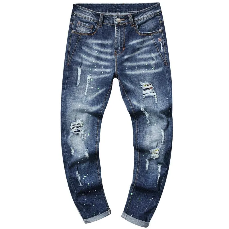 Men's Vintage Ripped Jeans 11121573Y sold by Manly