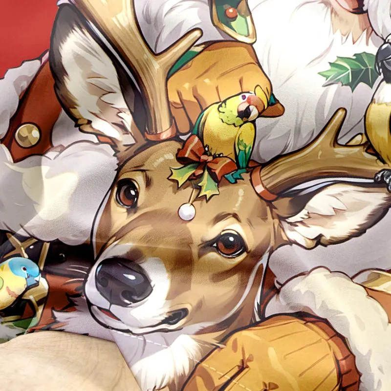 Men's Vintage Casual Santa Claus Christmas Lapel Short Sleeve Shirt 03713922TO sold by Manly product image thumbnail 5