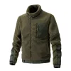 Men's Stand Collar Polar Fleece Casual Outdoor Jacket 64854778F sold by Manly