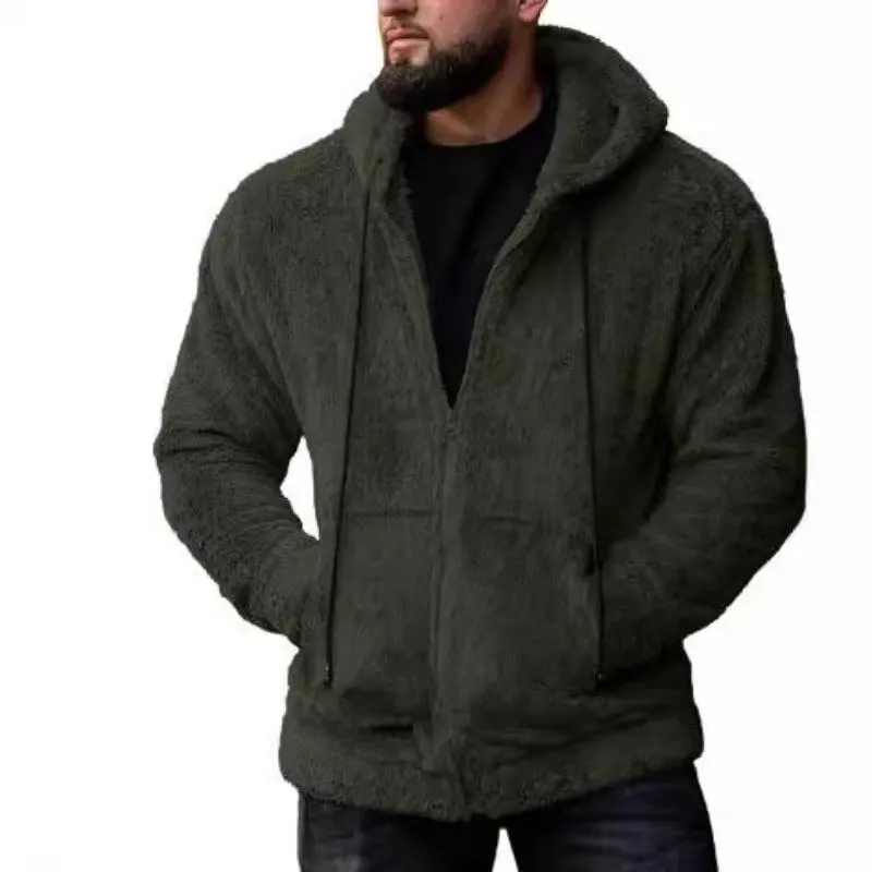 Men's Retro Casual Warm Hooded Jacket 58167191F sold by Manly product image thumbnail 5