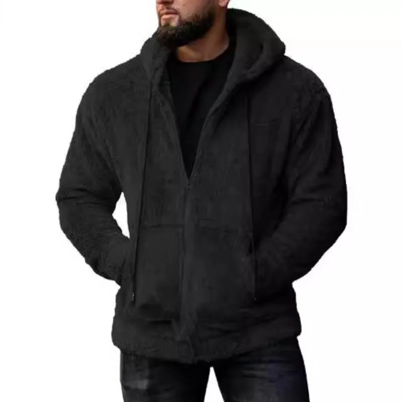 Men's Retro Casual Warm Hooded Jacket 58167191F sold by Manly product image thumbnail 3
