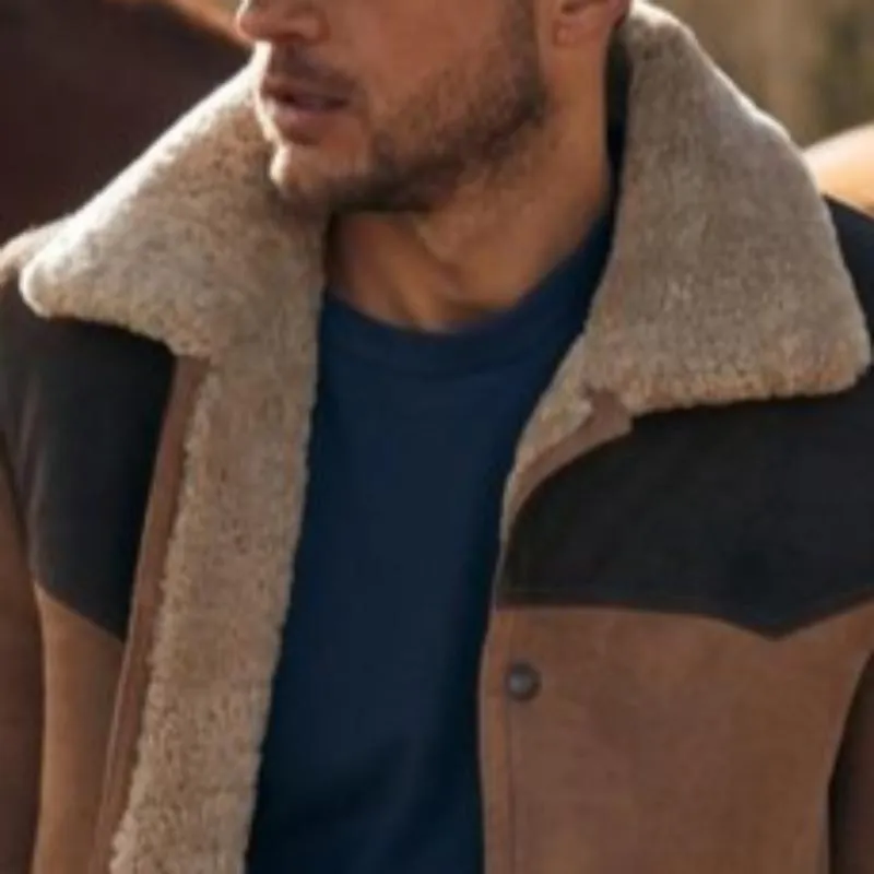 Men's Vintage Suede Panelled Insulated Jacket 23735861F sold by Manly product image thumbnail 3