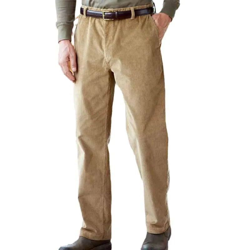 Men's Solid Color Corduroy Straight Casual Pants 10089035Z sold by Manly