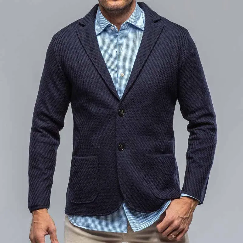 Men's Solid Color Slim Notch Lapel Two Buttons Blazer 41715093Z sold by Manly product image thumbnail 2