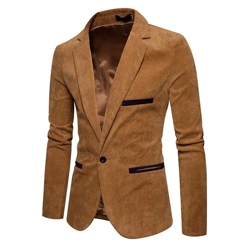 Men's Corduroy Casual Suit Jacket 74631293U sold by Manly product image thumbnail 4