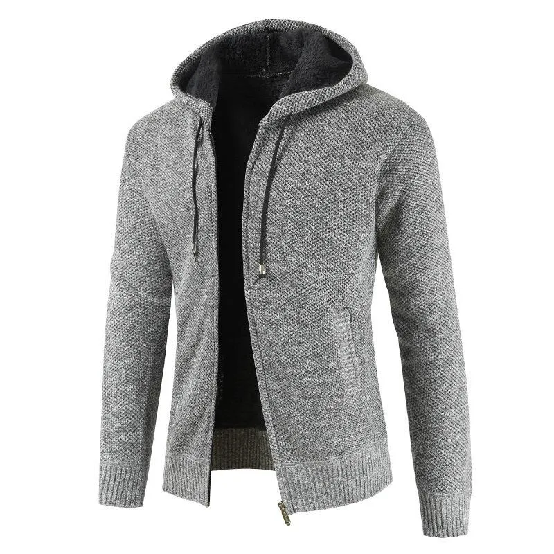 Men's Thick Hooded Cardigan Jacket 35476896F sold by Manly product image thumbnail 3