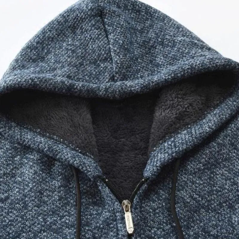 Men's Thick Hooded Cardigan Jacket 35476896F sold by Manly product image thumbnail 5