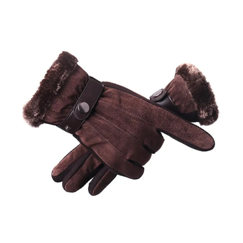Thick Fleece Warm Gloves 66695265TO sold by Manly