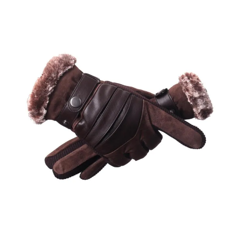 Thick Fleece Warm Gloves 88581993TO sold by Manly