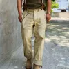 Men's Classic Vintage Casual Loose Multi-Pocket Overalls 26490253K sold by Manly