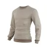 Men's Casual Crew Neck Waffle Sweater 24109627F sold by Manly
