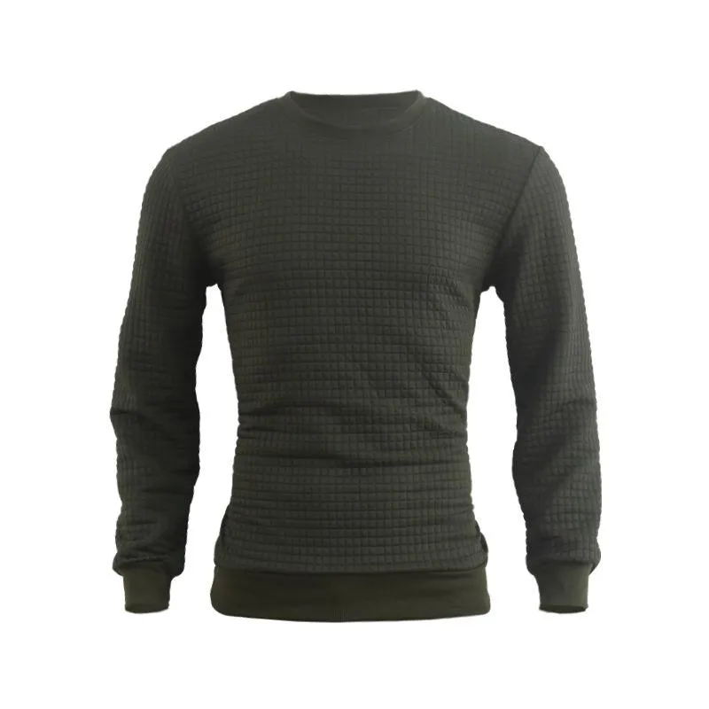 Men's Casual Crew Neck Waffle Sweater 24109627F sold by Manly product image thumbnail 2