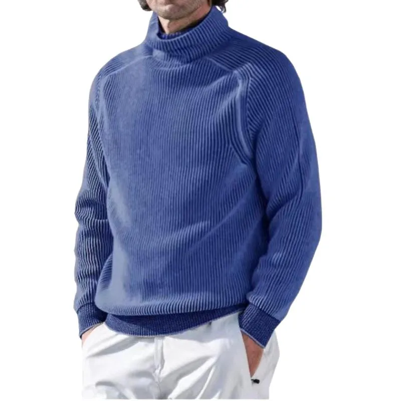Men's Loose Turtleneck Pullover Warm Bottoming Sweater　80358204F sold by Manly