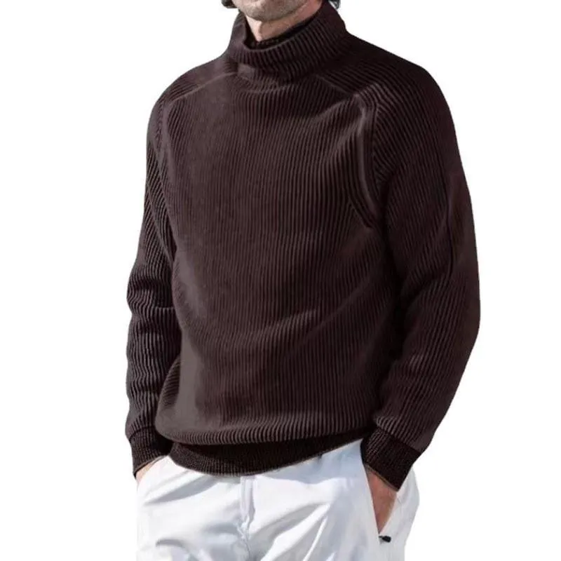 Men's Loose Turtleneck Pullover Warm Bottoming Sweater 80358204F sold by Manly product image thumbnail 2