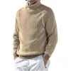 Men's Loose Turtleneck Pullover Warm Bottoming Sweater　80358204F sold by Manly