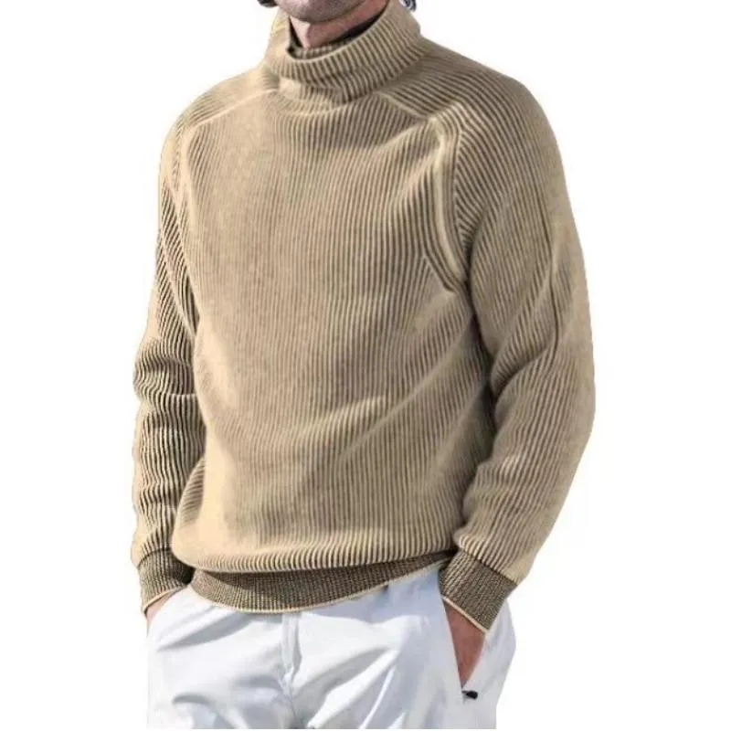 Men's Loose Turtleneck Pullover Warm Bottoming Sweater 80358204F sold by Manly product image thumbnail 5