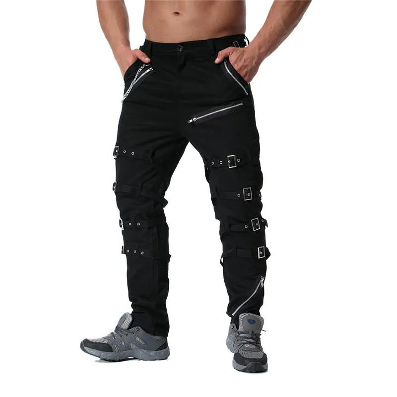 Men's Metal Embellished Punk Pants 22268793U sold by Manly product image thumbnail 3