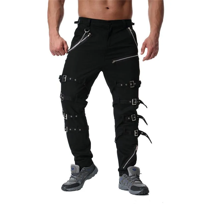 Men's Metal Embellished Punk Pants 22268793U sold by Manly product image thumbnail 2
