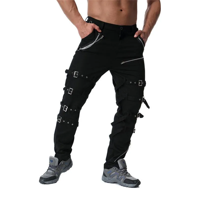 Men's Metal Embellished Punk Pants 22268793U sold by Manly product image thumbnail 4