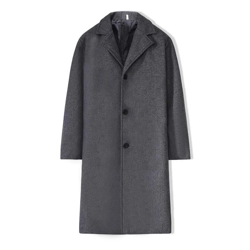 Men's British Style Slim Long Trench Coat 45391039X sold by Manly