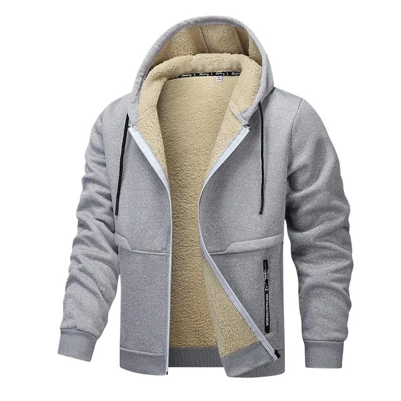 Men's Sherpa Thickened Hooded Jacket 79748172U sold by Manly product image thumbnail 5