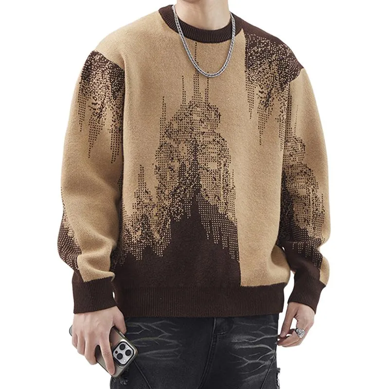 Men's Crew Neck Thickened Knitted Sweater 57747251U sold by Manly
