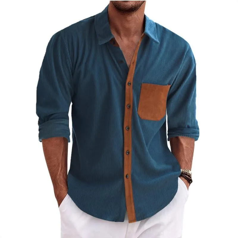 Men's Casual Vintage Corduroy Shirt 28481093F sold by Manly