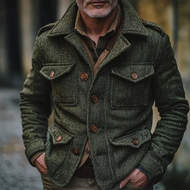 Men's Vintage Multi-Pocket Blend Jacket 81204789X sold by Manly product image thumbnail 2