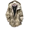 Men's Camouflage Mid-length Hooded Trench Coat 41543263U sold by Manly