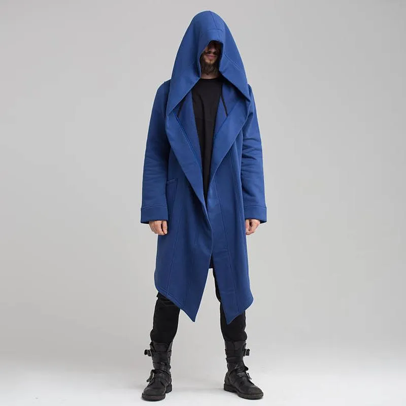 Men's Long Cardigan Cape Coat Hooded Coat 95926752U sold by Manly product image thumbnail 3