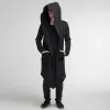 Men's Long Cardigan Cape Coat Hooded Coat 95926752U sold by Manly
